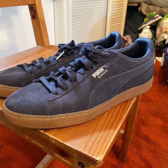 Puma | Shoes | Preowned Puma Suede Classic Citi Peacoat Sz | Poshmark